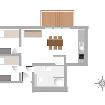شقة Ferienwohnung Stortebeker Im Waldhaus Ostseebad Kühlungsborn